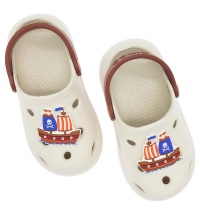 Детские сабо TinGo RB22132-326 (бежевый, пиратский корабль)